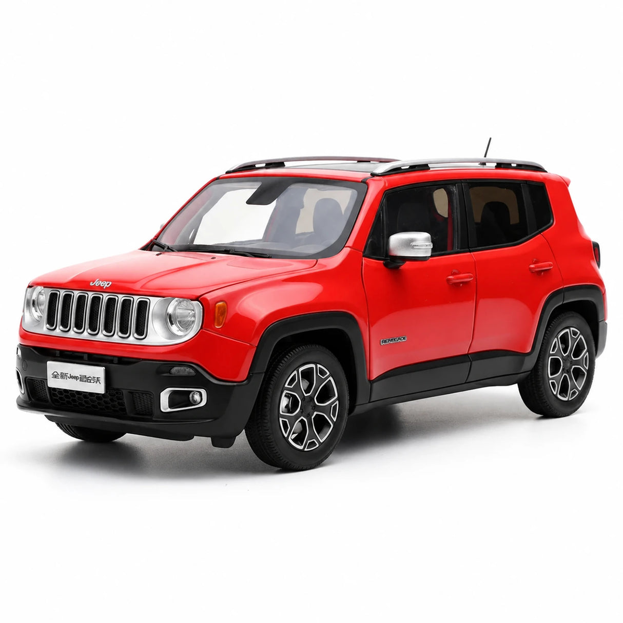 OEM Jeep 2014 Renegade Red 1:18 – Kolekcjonerski model odlewany