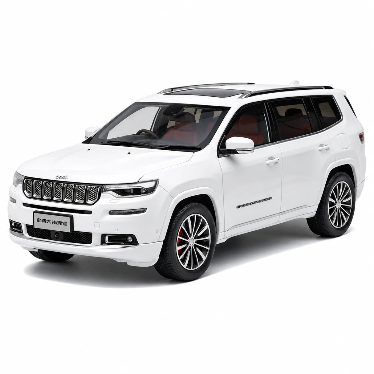 OEM Jeep 2018 Grand Commander White 1:18 – Keräilyesineitä valuvalumalleja