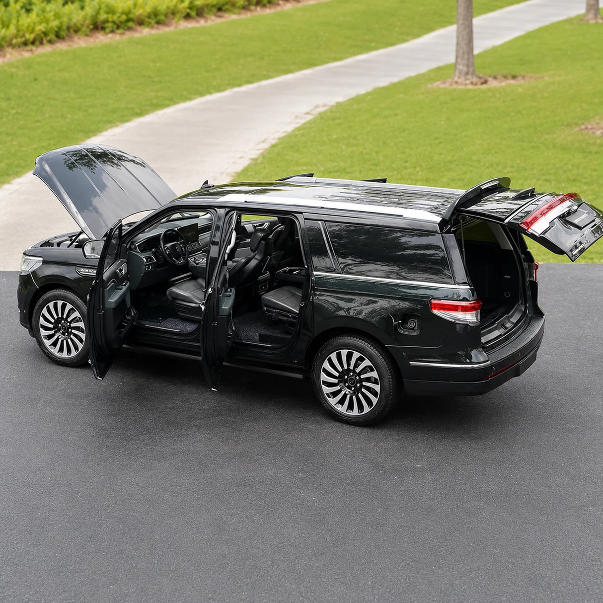 OEM Lincoln 2019 Navigator Black 1:18 – Kolekcjonerski model odlewany z odlewu