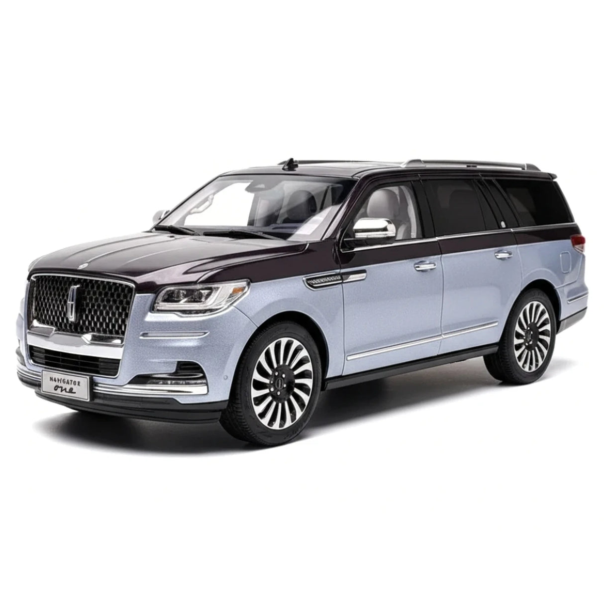 OEM Lincoln 2019 نافيجيتور بلو 1:18 – نموذج معدني قابل للجمع من القالب المصبوب