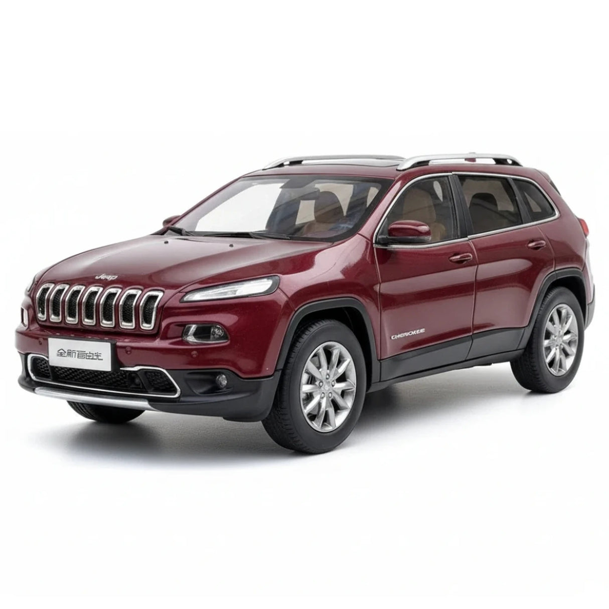 OEM Jeep 2017 Cherokee Red 1:18 – Kolekcjonerski model odlewany