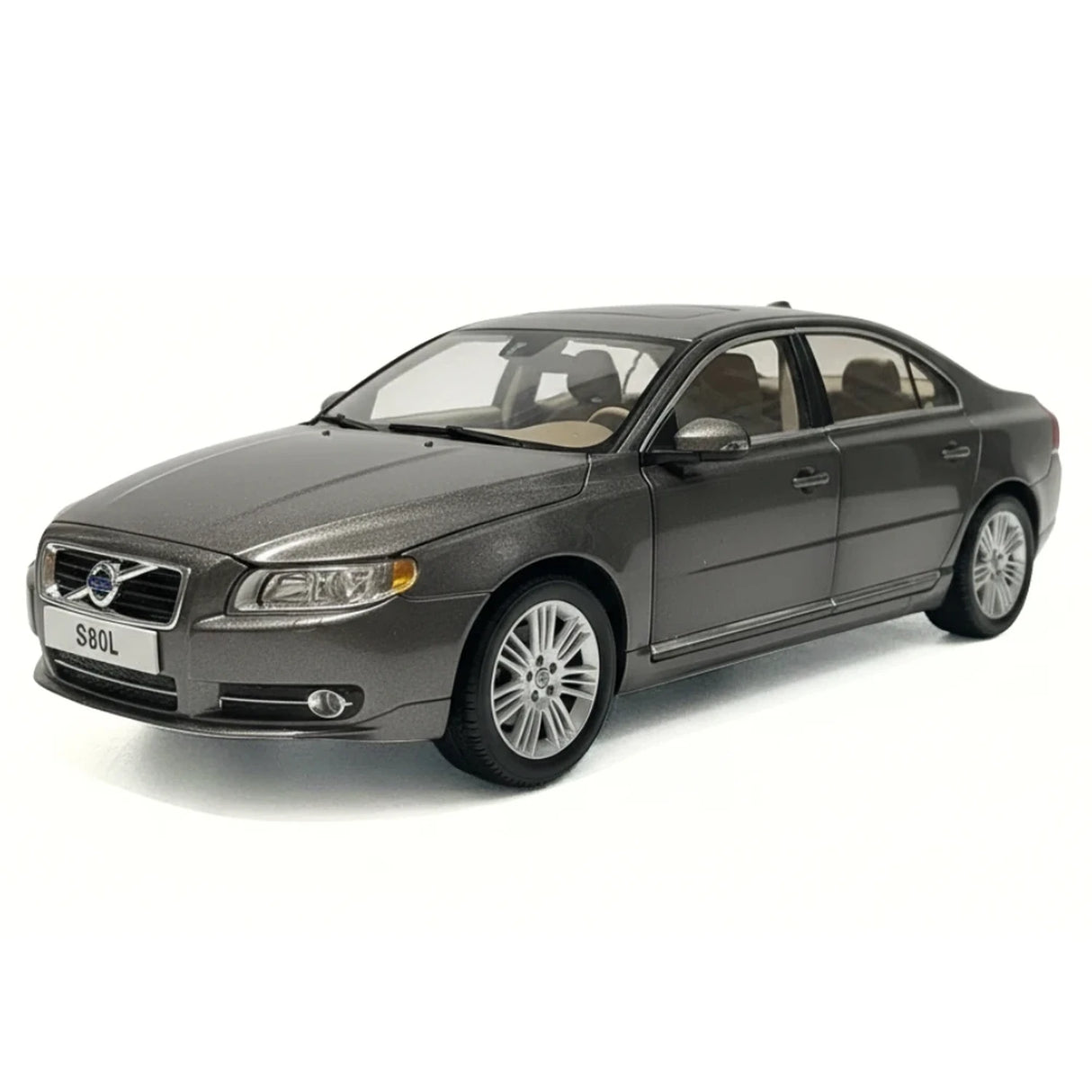 OEM Volvo 2009 S80L Gray 1:18 – Kolekcjonarski model odlewany
