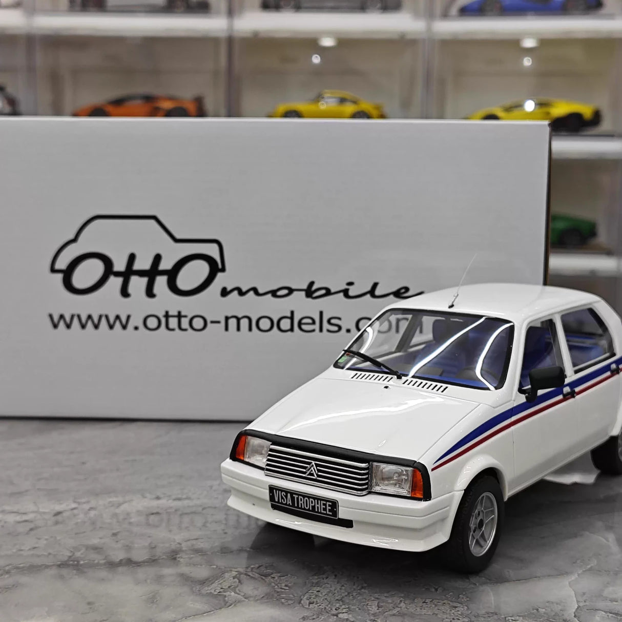OTTO Citroen 1983 فيزا تروفي Gr.B 1:18 – راتنج نموذجي قابل للجمع