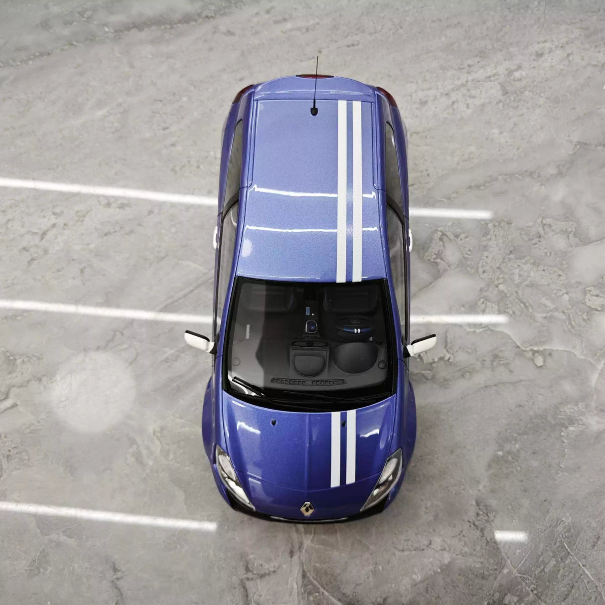 OTTO Renault 2010 Clio 3 RS Blue 1:18 – Collectible Resin Model Resin