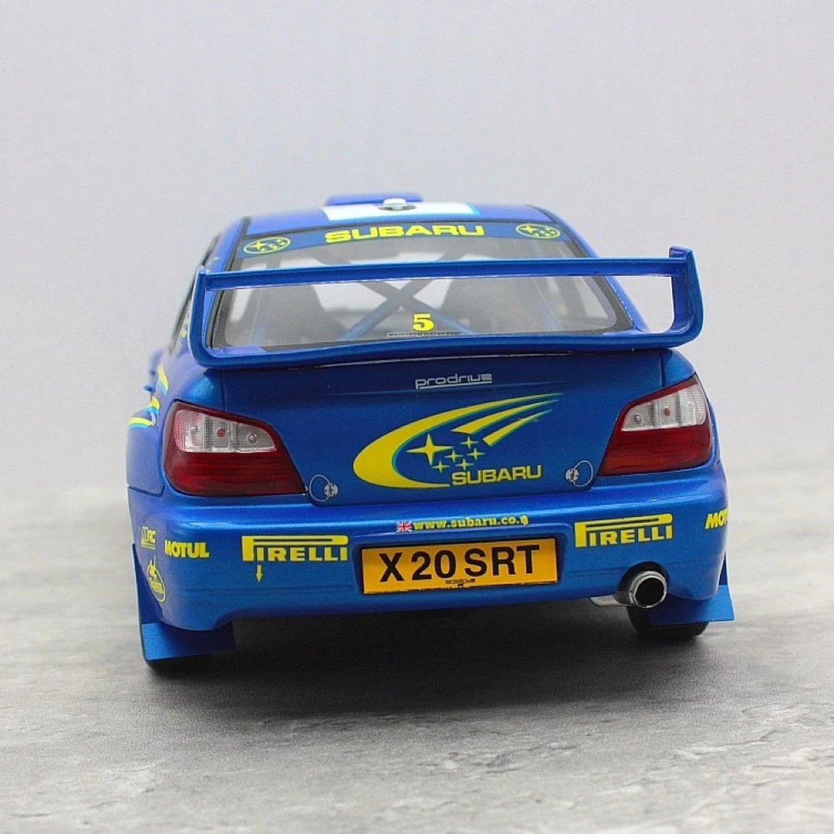 Subaru 2001 Impreza WRX RAC #5 Modelo colecionável de resina 1:18 por OTTO - ver 5