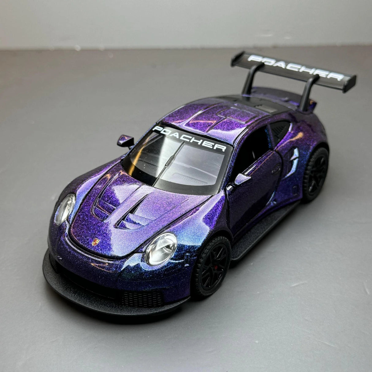 Porsche 2016 911 GT3 RS lila 1:32 – pressgjuten visningsmodell