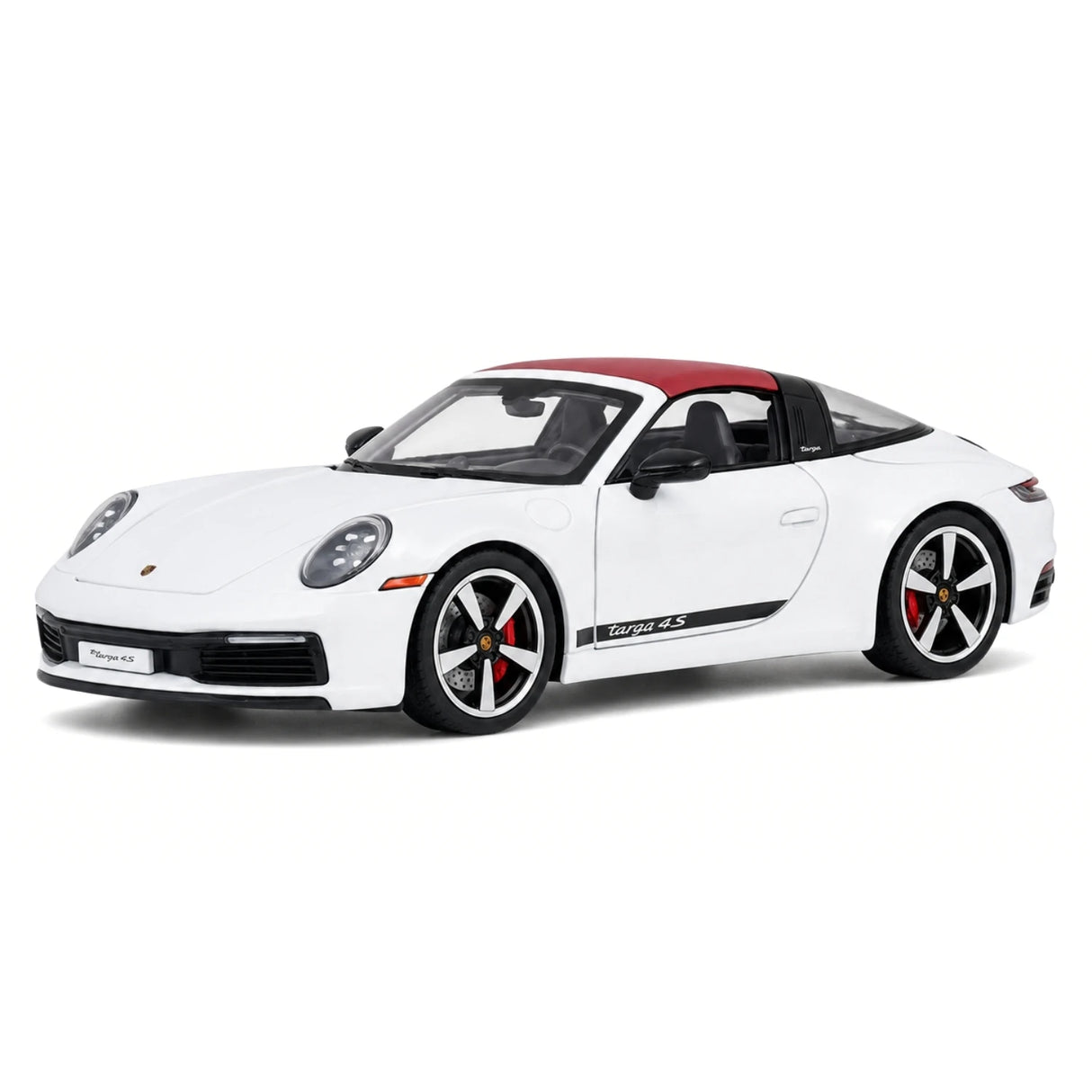 Porsche 2020 911 Carrera Cabriolet vit 1:32 – pressgjuten visningsmodell