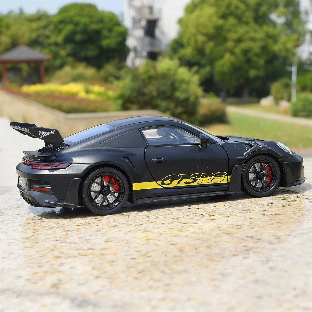 Porsche 2023 911 GT3 RS 블랙 1:24 – 다이캐스트 디스플레이 모델 다이캐스트
