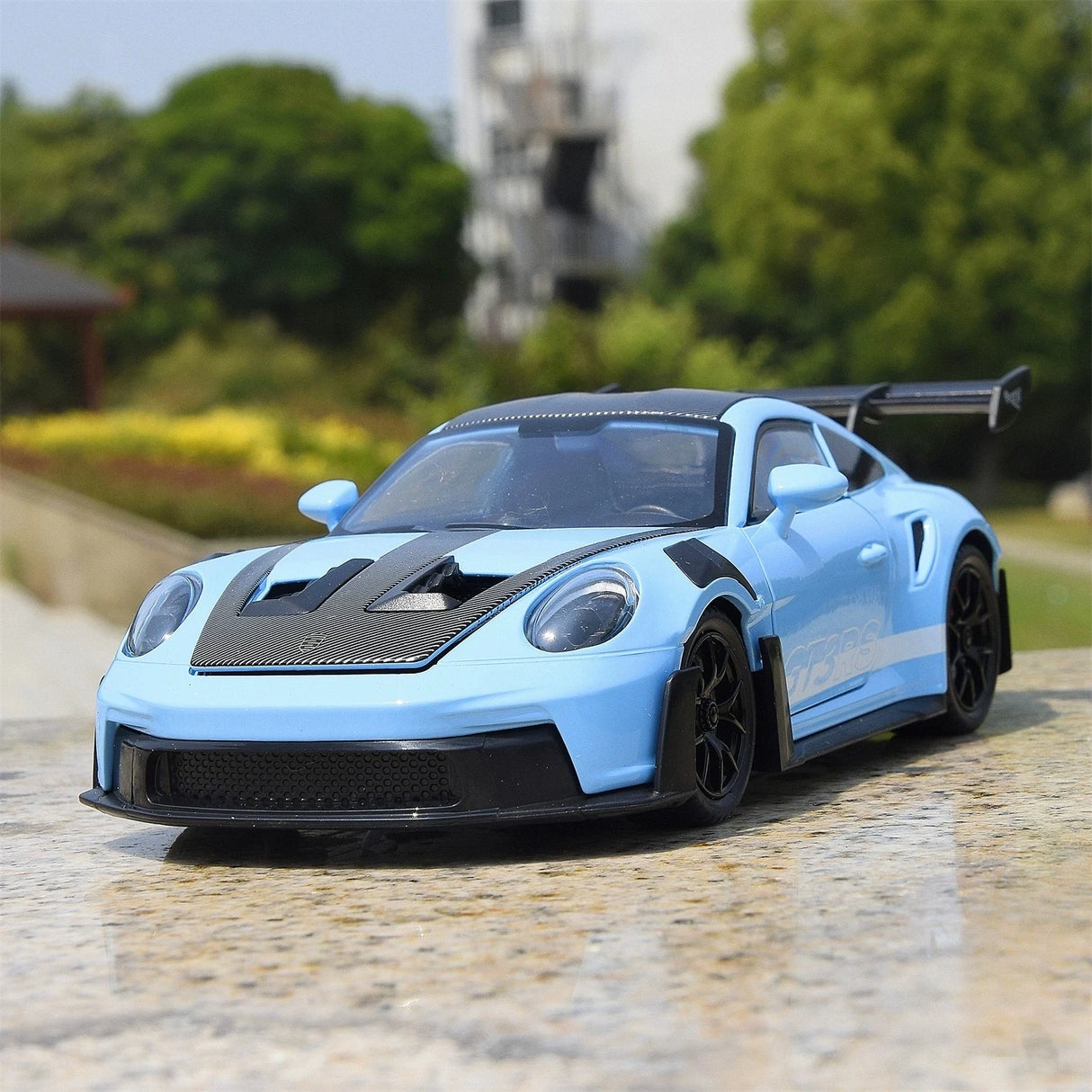 Porsche 2023 911 GT3 RS 블루 1:24 – 다이캐스트 디스플레이 모델 다이캐스트