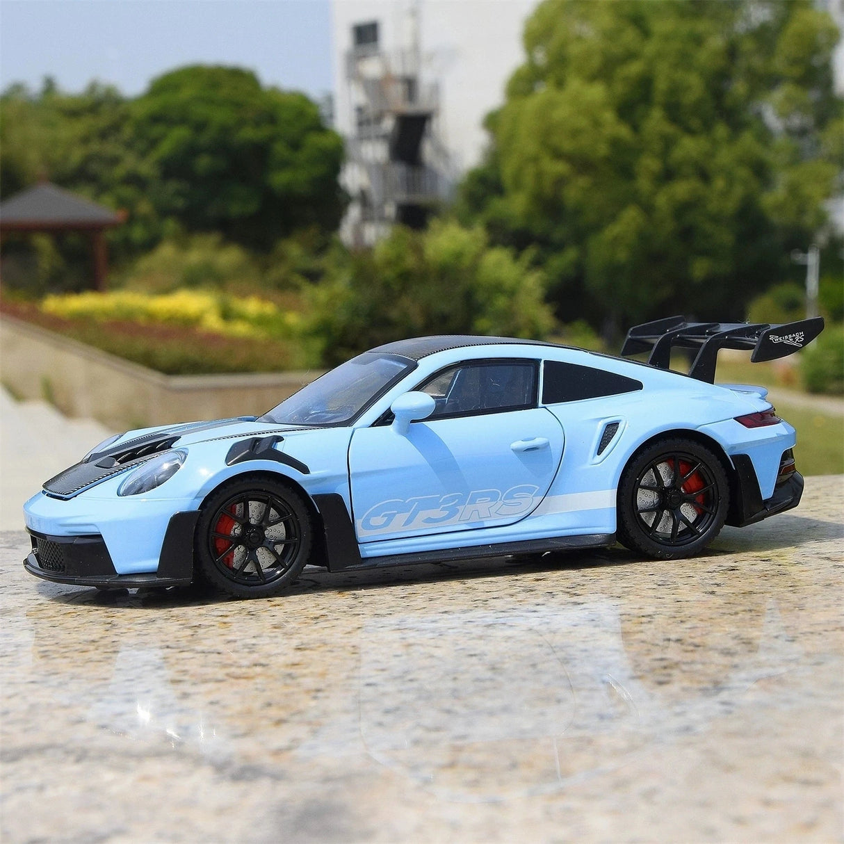 Porsche 2023 911 GT3 RS 블루 1:24 – 다이캐스트 디스플레이 모델 다이캐스트