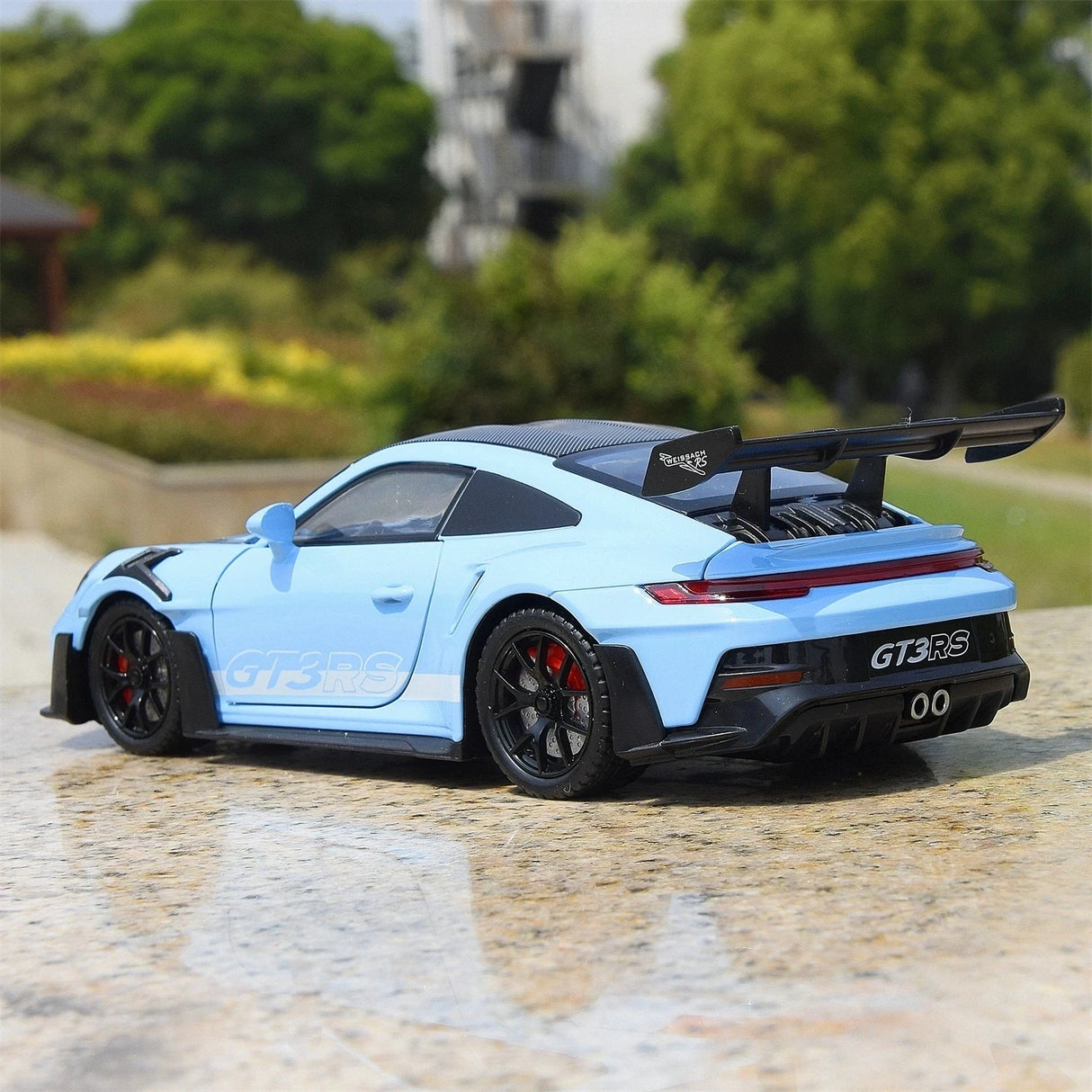 Porsche 2023 911 GT3 RS 블루 1:24 – 다이캐스트 디스플레이 모델 다이캐스트