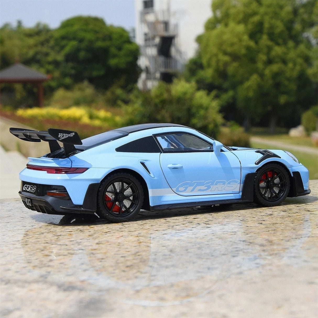 Porsche 2023 911 GT3 RS 블루 1:24 – 다이캐스트 디스플레이 모델 다이캐스트