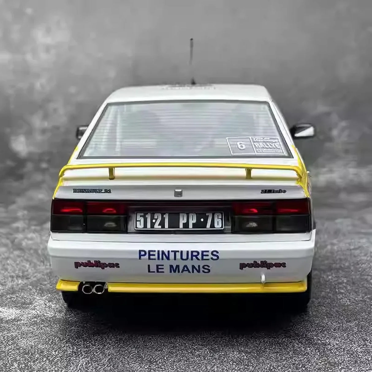 Renault 1990 21 Turbo Rally Car #6 1:18 modelo colecionável em fundição por Solido - ver 6