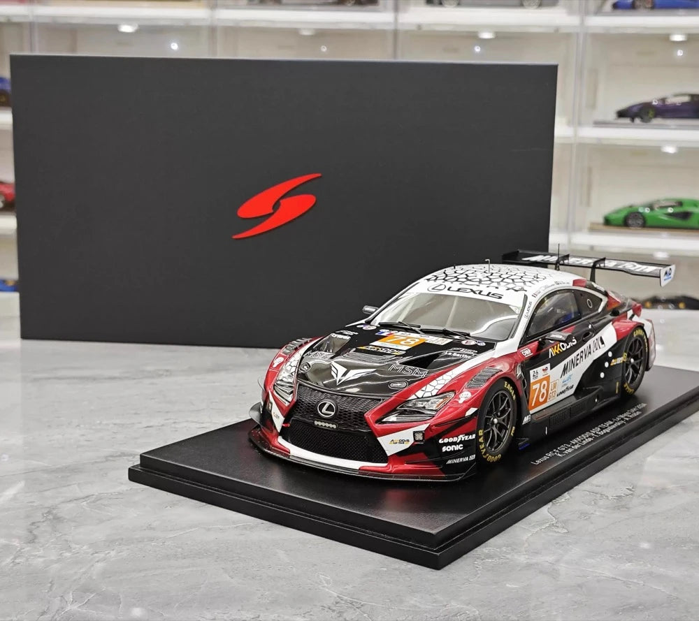 Lexus 2024 RC F GT3 #78 1:18 kolekcjonerski model żywicy Le Mans autorstwa Spark - widok 15