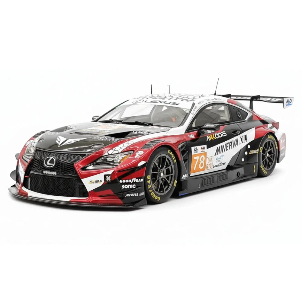 Lexus 2024 RC F GT3 #78 1:18 kolekcjonerski model żywicy Le Mans autorstwa Spark - zobacz 16