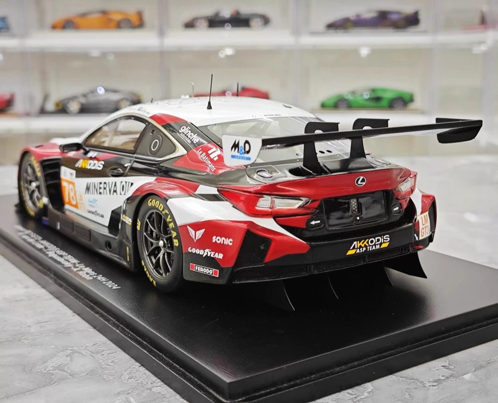 Lexus 2024 RC F GT3 #78 1:18 kolekcjonerski model żywicy Le Mans autorstwa Spark - widok 6