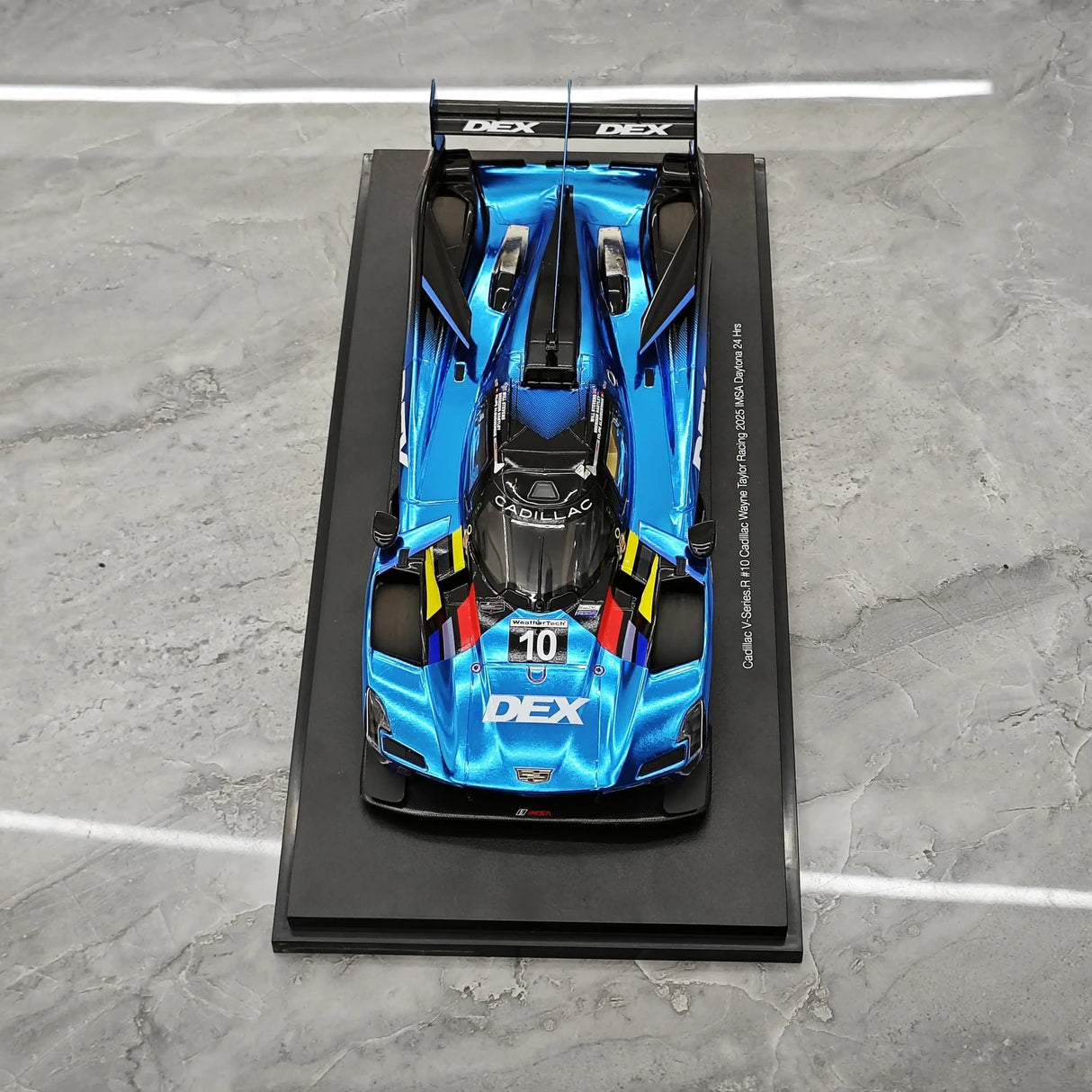 Cadillac 2025 V-Series.R #10 Cadillac Wayne Taylor Racing Rolex 24 at Daytona 1:18 resin model car by Top Speed - view 2