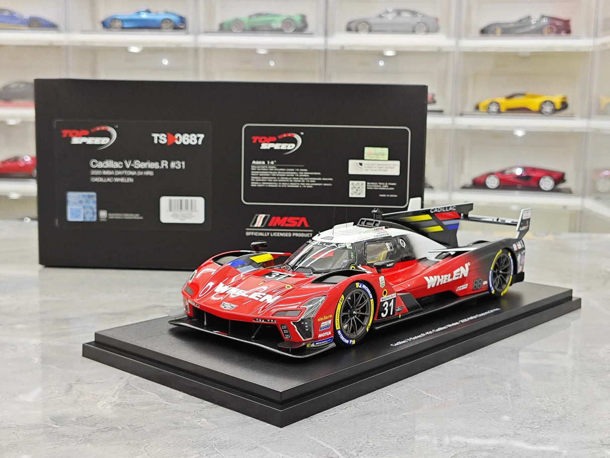 Cadillac 2025 V-Series.R #31 Cadillac Whelen Rolex 24 at Daytona 1:18 resin model car by Top Speed - view 13