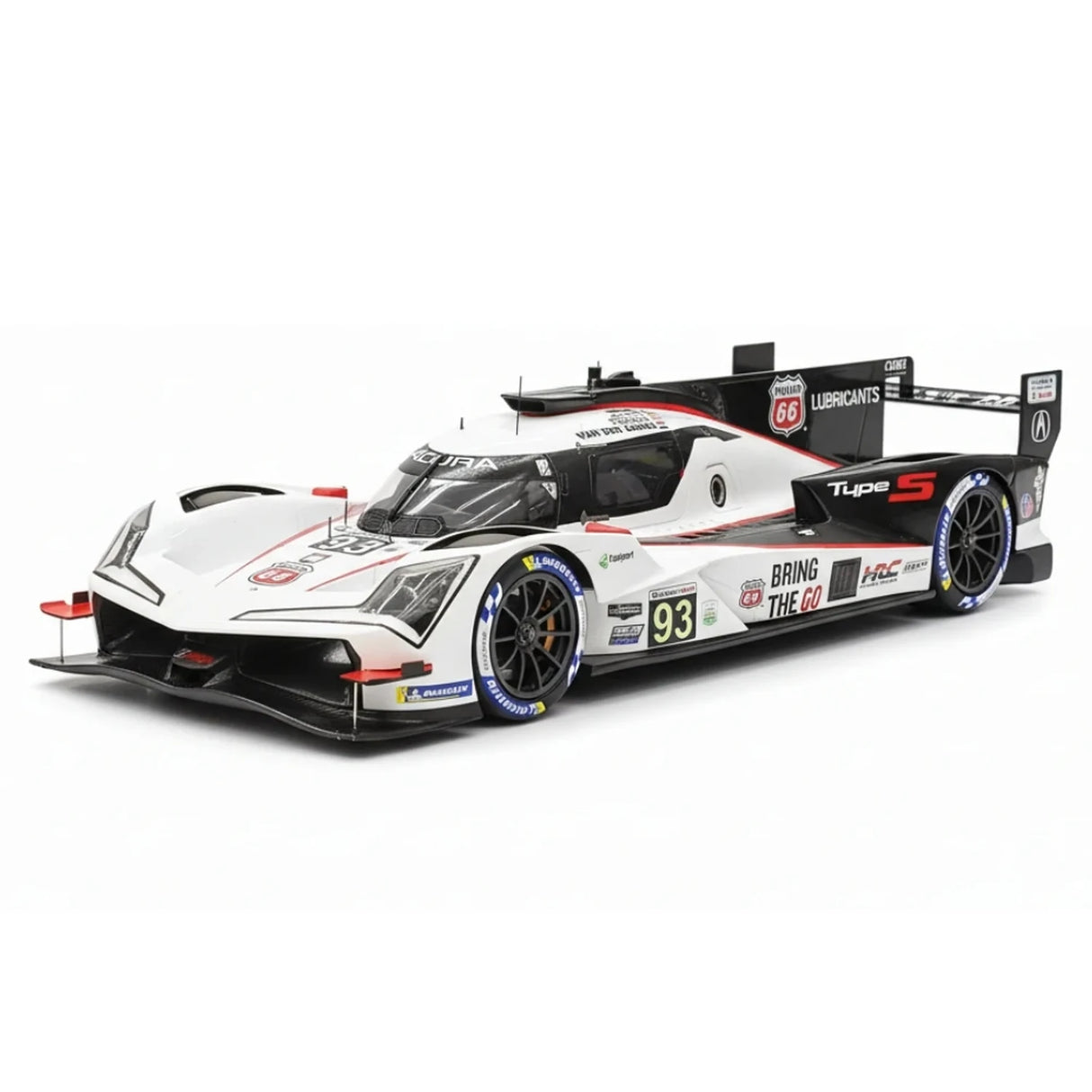 Acura 2023 ARX-06 GTP #93 Modelo colecionável de resina 1:18 da Top Speed - ver 14