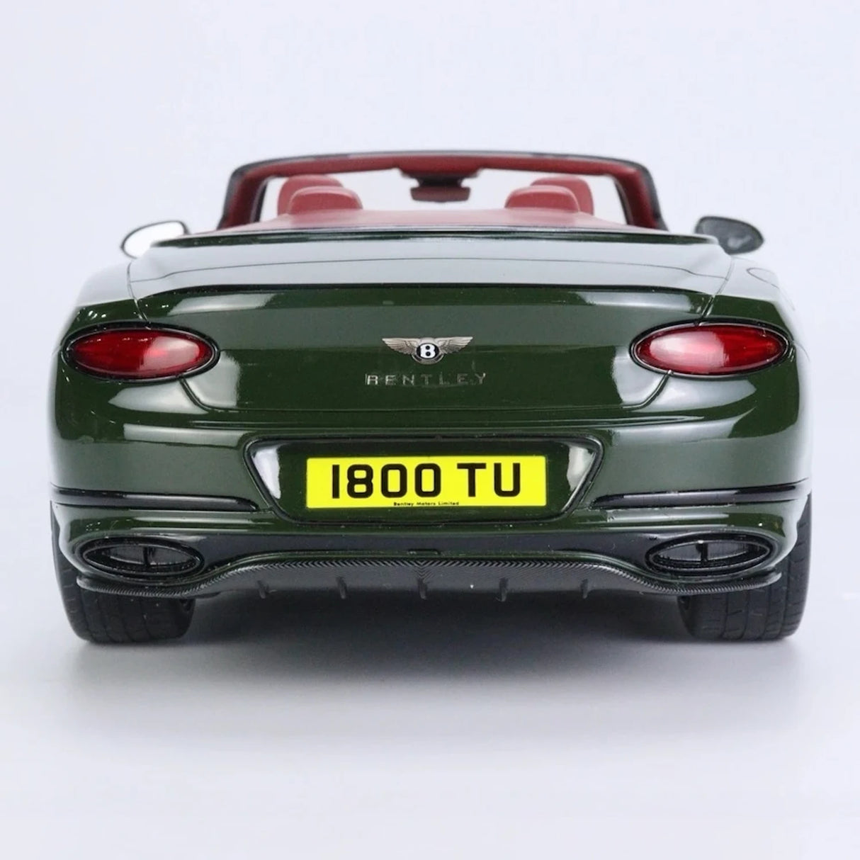 Top Speed Bentley 2019 Continental GT Green 1:18 – Modelo de Resina de Coleção