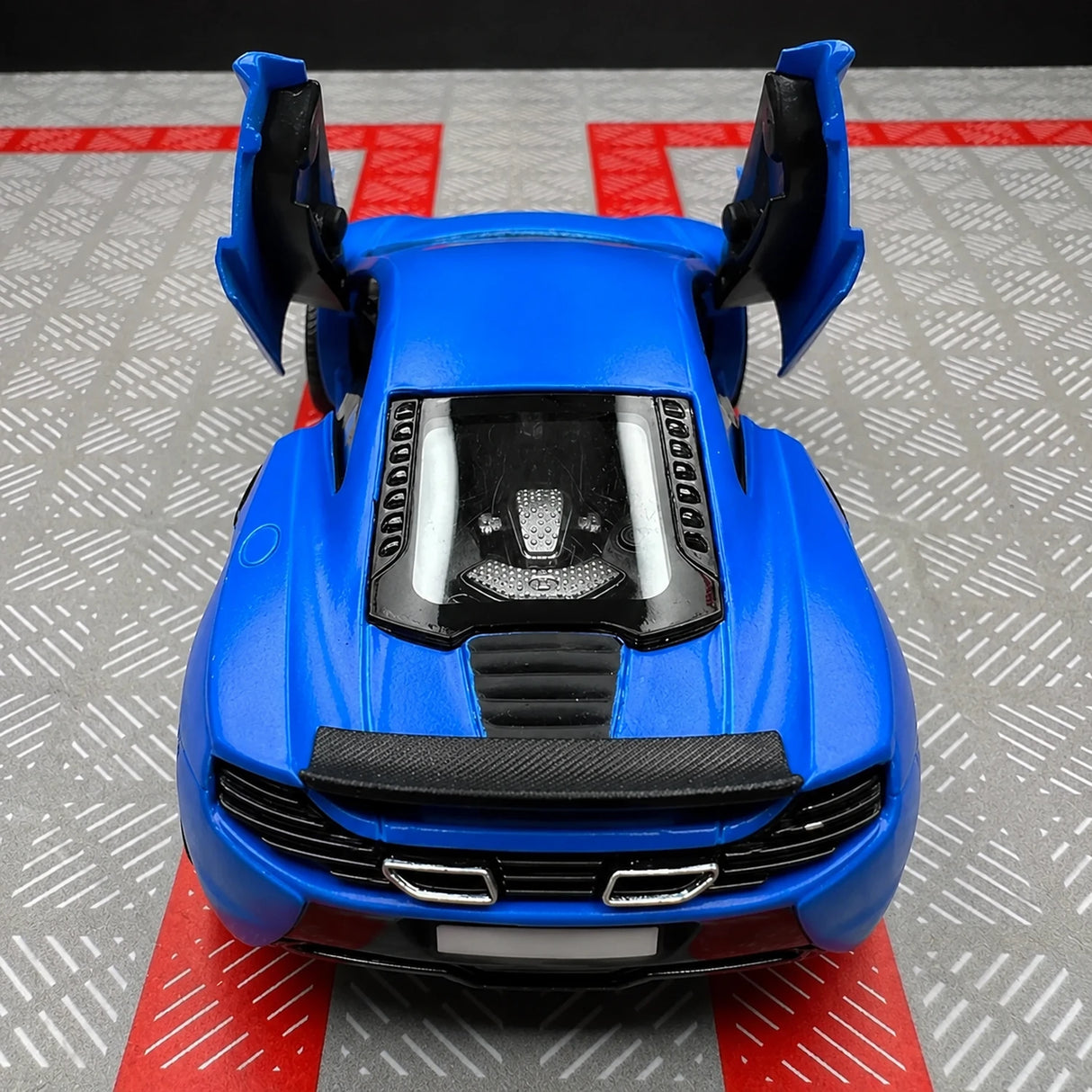 McLaren 2016 650S Matte أزرق 1:36 – نموذج عرض معدني مصبوب