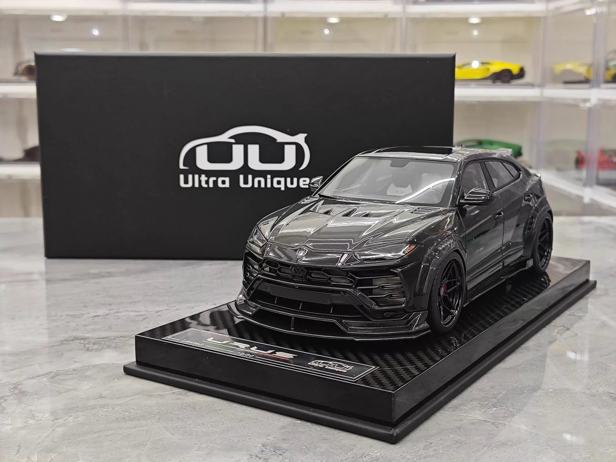 Ultra Unique Lamborghini 2019 Urus Widebody Black 1:18 – Collectible Resin Model Resin