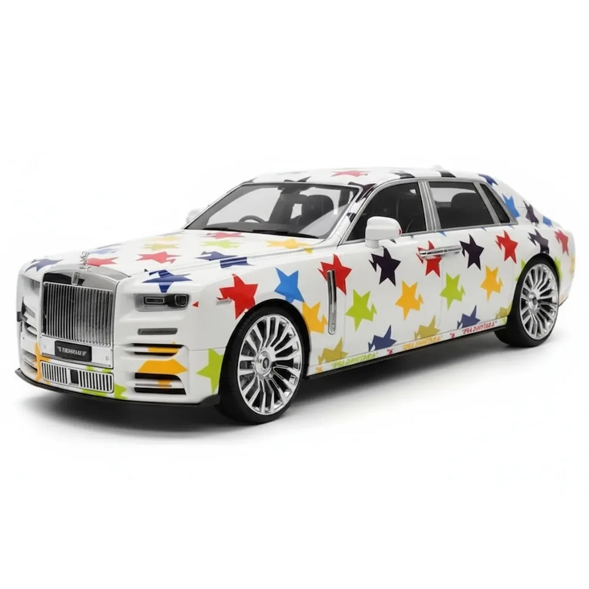 VMB Rolls-Royce 2017 Phantom VIII 1:18 graffiti – kolekcjonerska żywica modelowa żywica