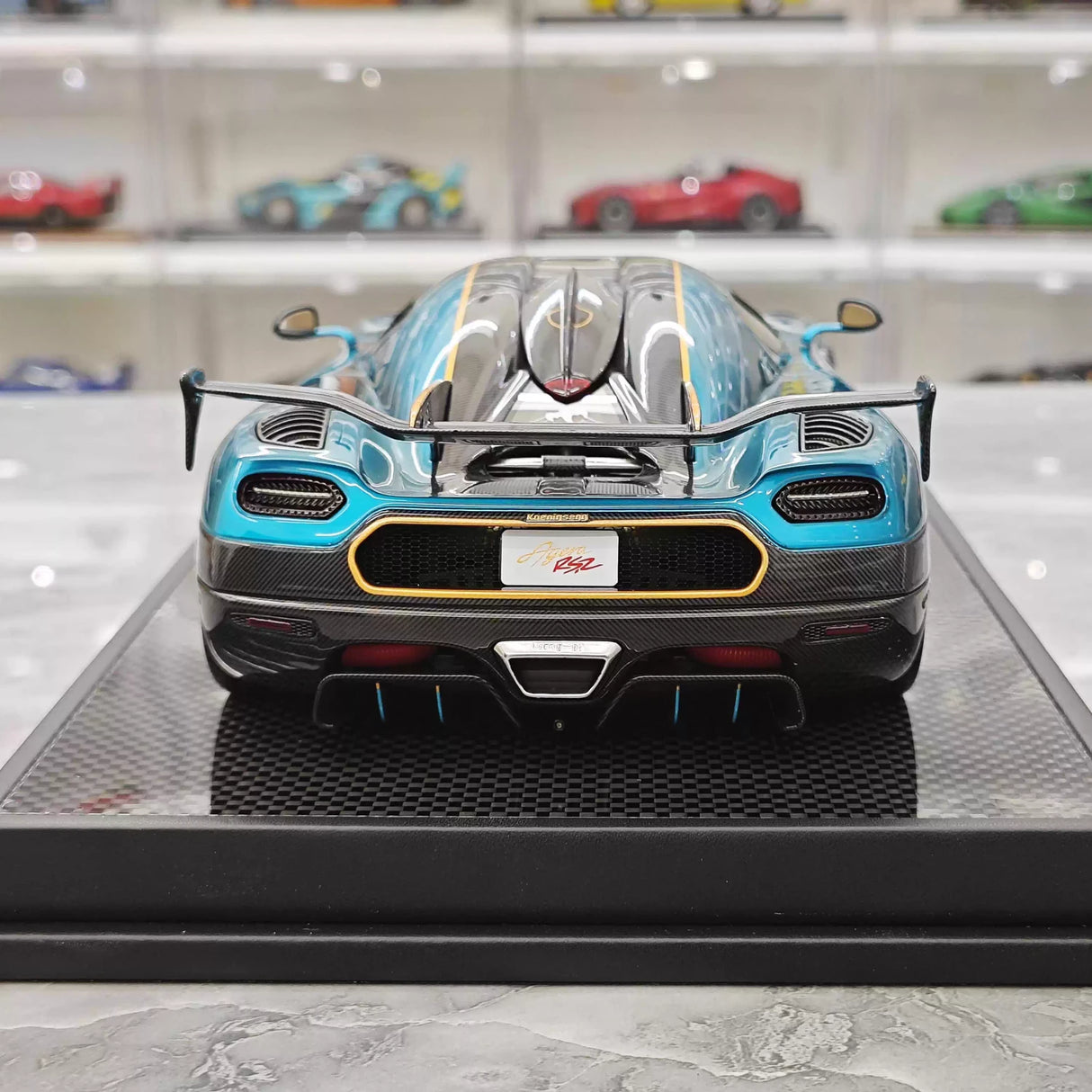 VMB Koenigsegg 2015 Agera RS Blue 1:18 – Collectible Resin Model Resin