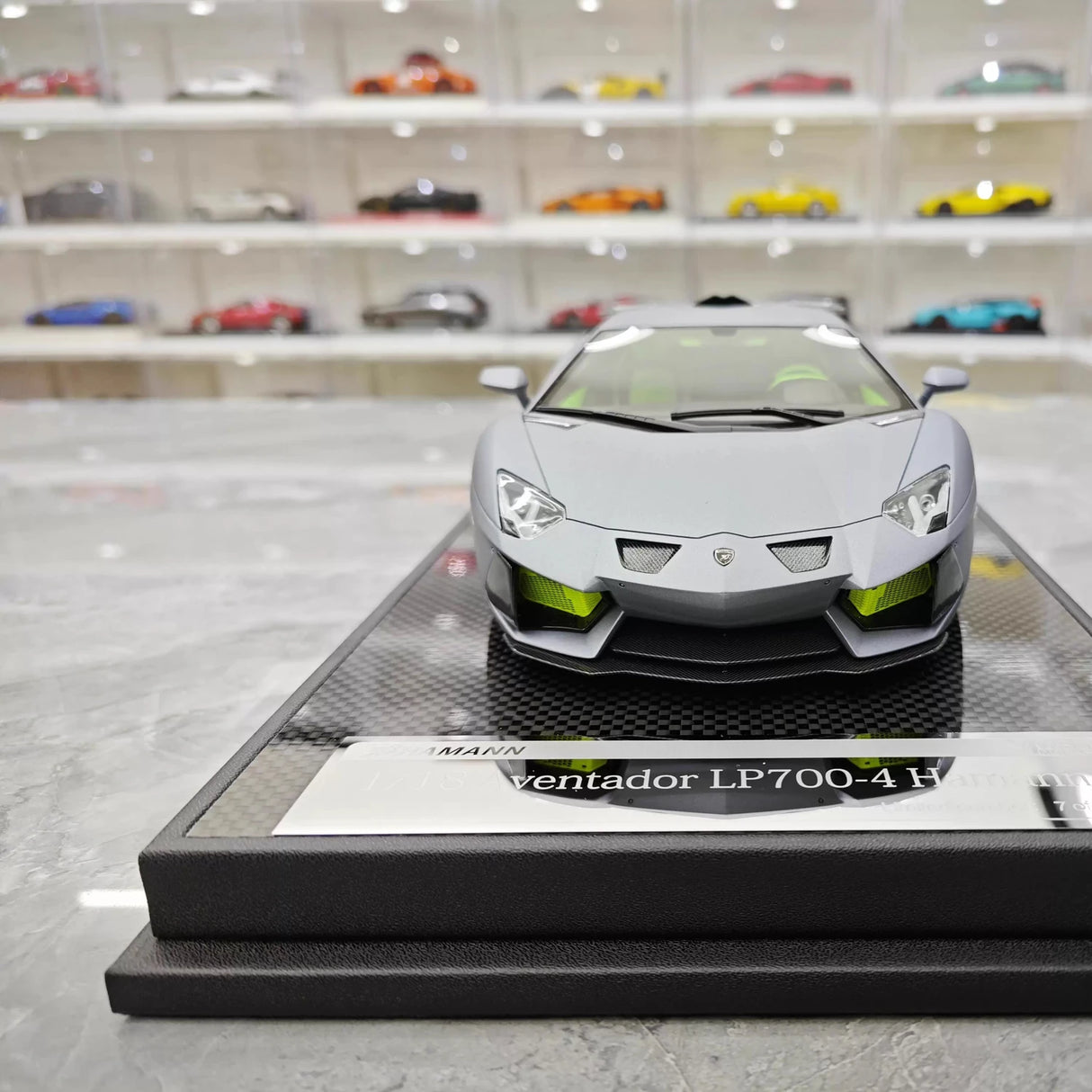 VMB Lamborghini 2012 Aventador LP700-4 Hamann Gray 1:18 – Keräilyhartsimallihartsi