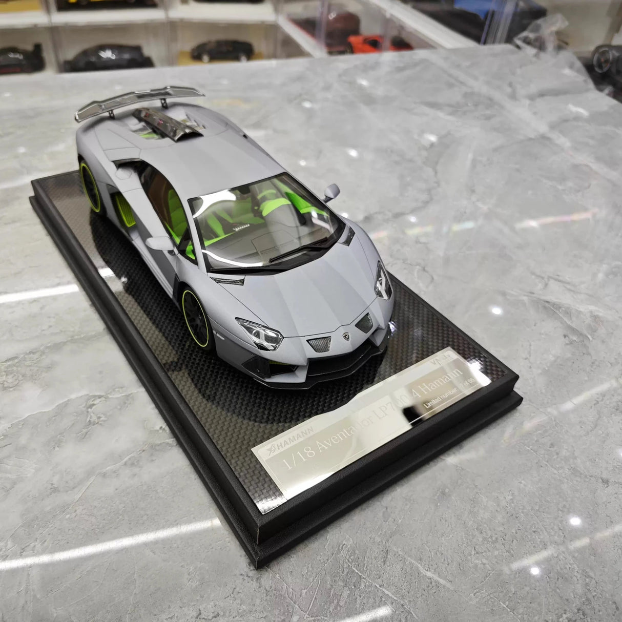 VMB Lamborghini 2012 Aventador LP700-4 Hamann Gray 1:18 – Keräilyhartsimallihartsi