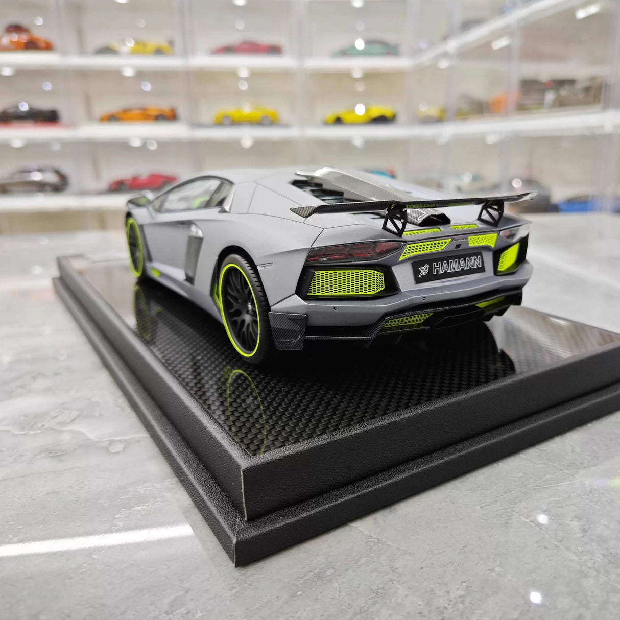 VMB Lamborghini 2012 Aventador LP700-4 Hamann Gray 1:18 – Keräilyhartsimallihartsi