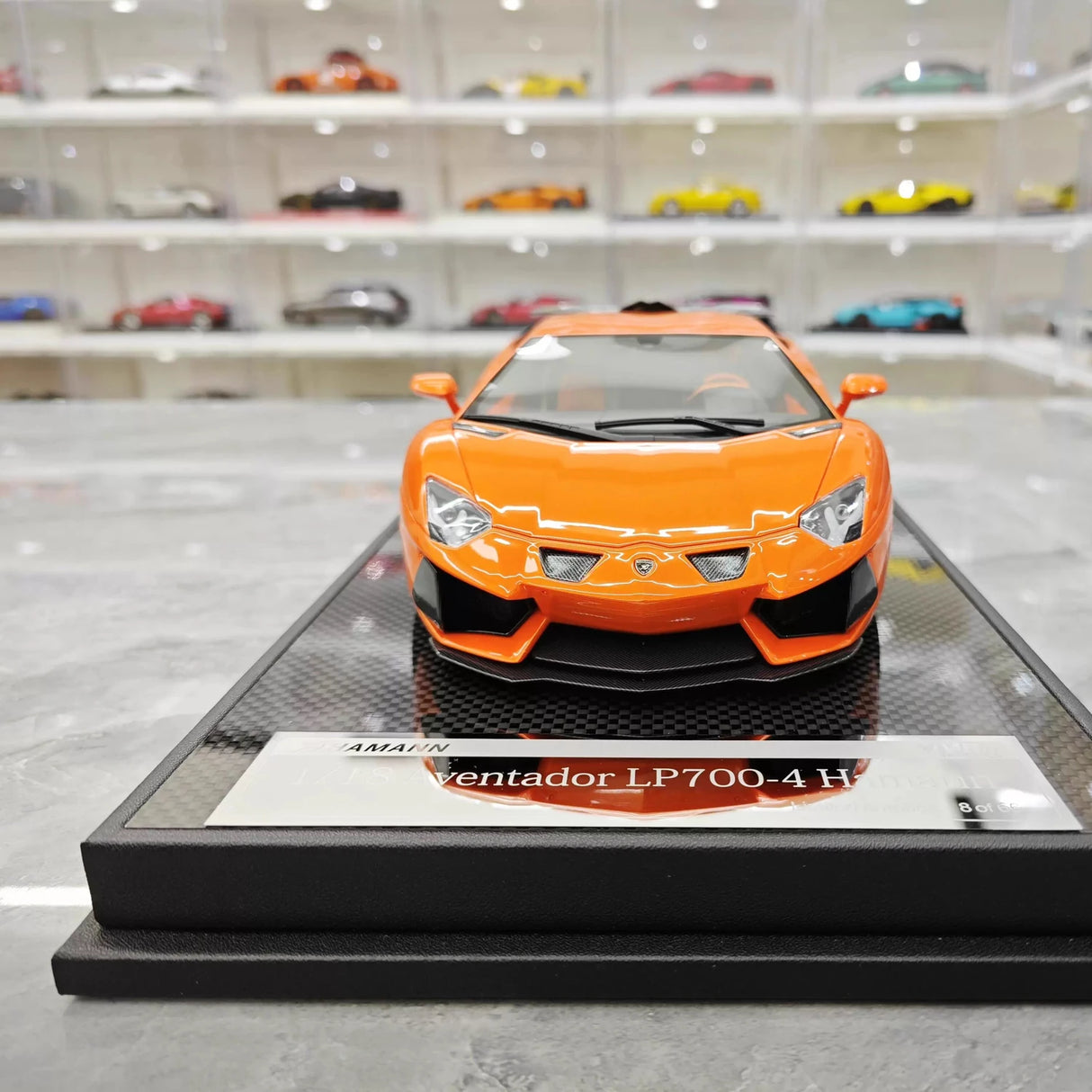 VMB Lamborghini 2012 Aventador LP700-4 Hamann Orange 1:18 – Collectible Resin Model Resin