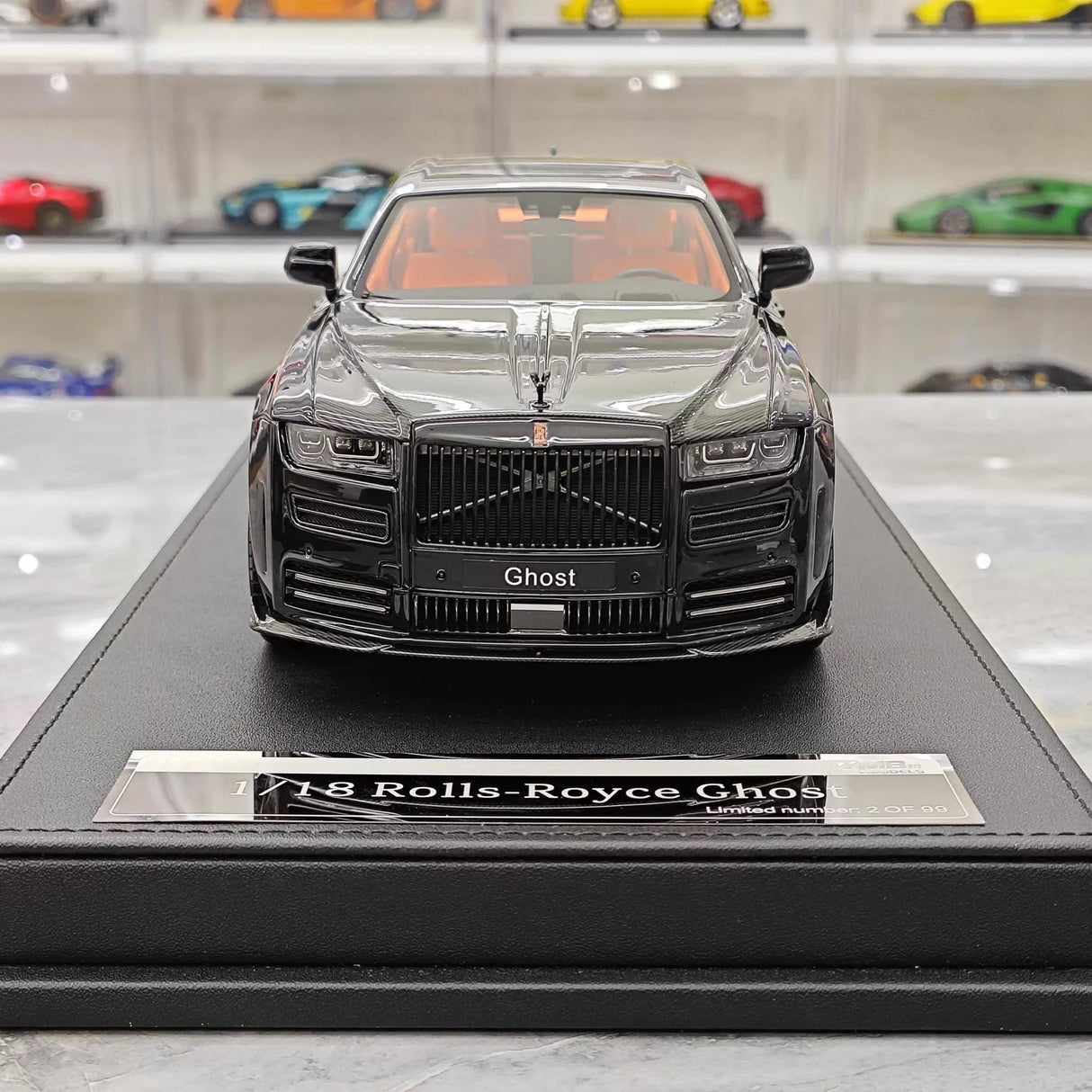 VMB Rolls-Royce 2021 Ghost Black 1:18 – Collectible Resin Model Resin
