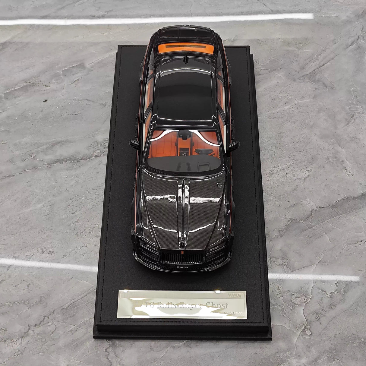 VMB Rolls-Royce 2021 Ghost Black 1:18 – Collectible Resin Model Resin