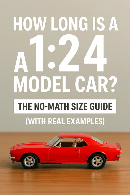How Long Is a 1:24 Model Car? — The No-Math Size Guide (With Real Examples)