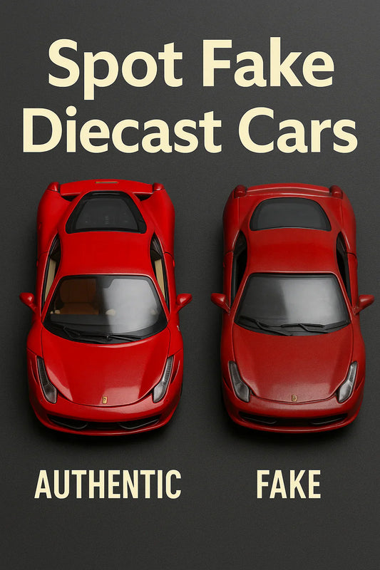 How to Spot Fake Diecast Cars — A Collector’s Survival Guide