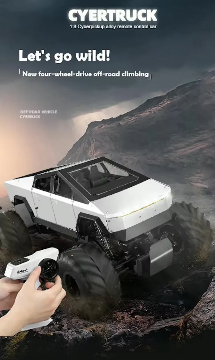 1:10 المقياس Tesla Cybertruck RC Climbing Car RC Car