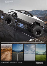 1:10 المقياس Tesla Cybertruck RC Climbing Car RC Car