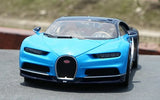[OEM] 1:18 Bugatti 2016 Chiron blauw modelauto Die-Cast