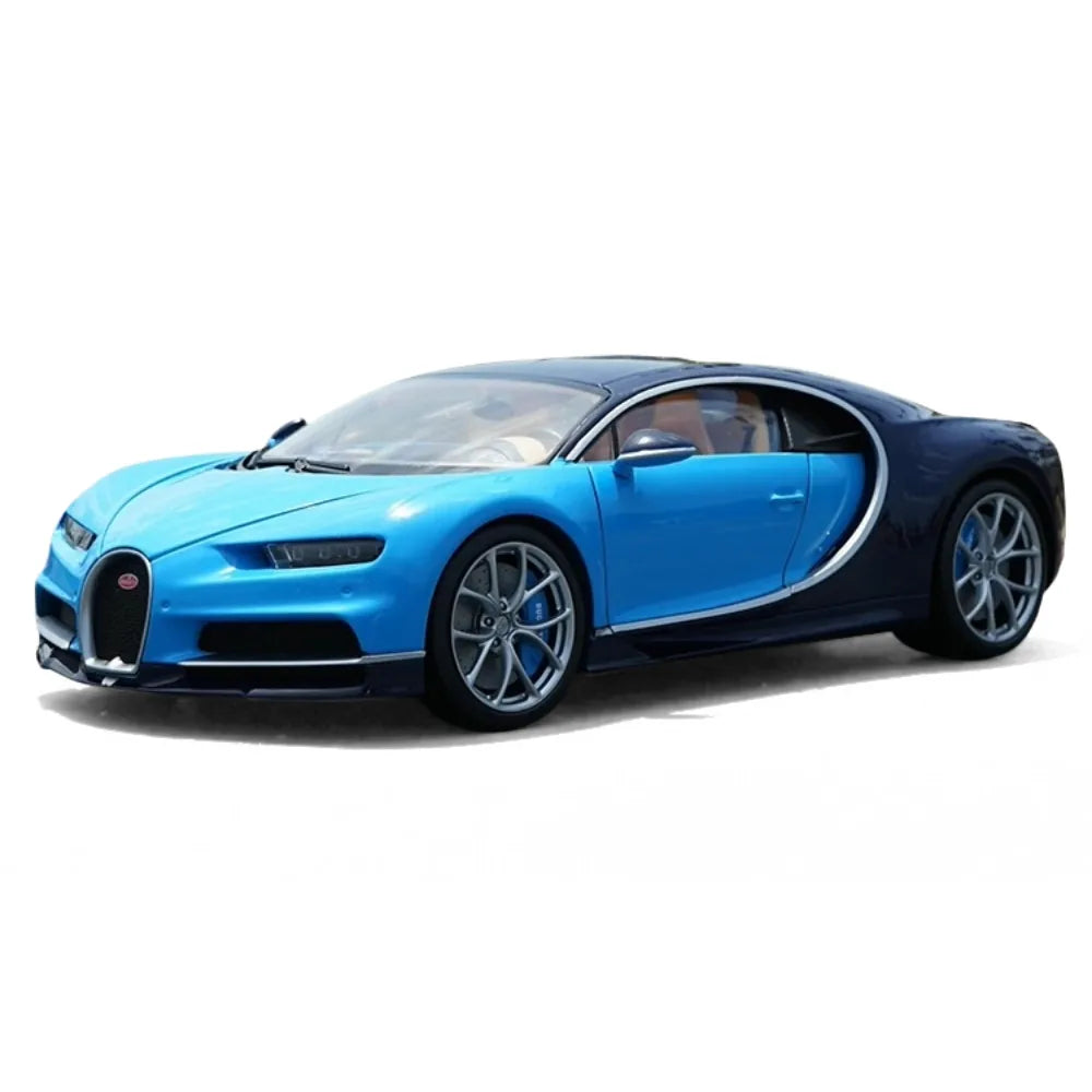 [OEM] 1:18 Bugatti 2016 Chiron blauw modelauto Die-Cast