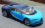[OEM] 1:18 Bugatti 2016 Chiron blauw modelauto Die-Cast
