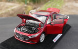 [OEM] 1:18 Mazda 2019 Mazda3 Red Model Car Die-Cast