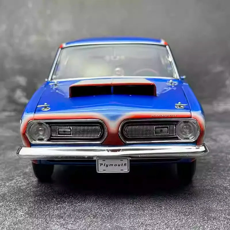 [OEM] 1:18 Plymouth 1970 Hemi Cuda Blue Die-Cast