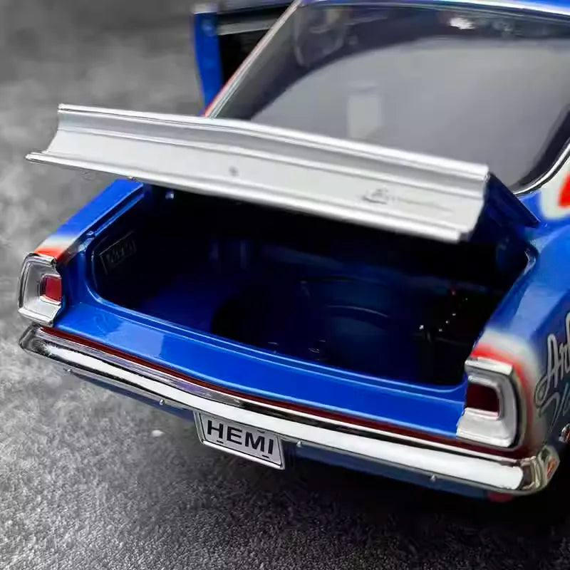 [OEM] 1:18 Plymouth 1970 Hemi Cuda Blue Die-Cast