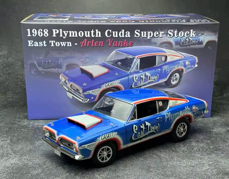 [OEM] 1:18 Plymouth 1970 Hemi Cuda Blue Die-Cast