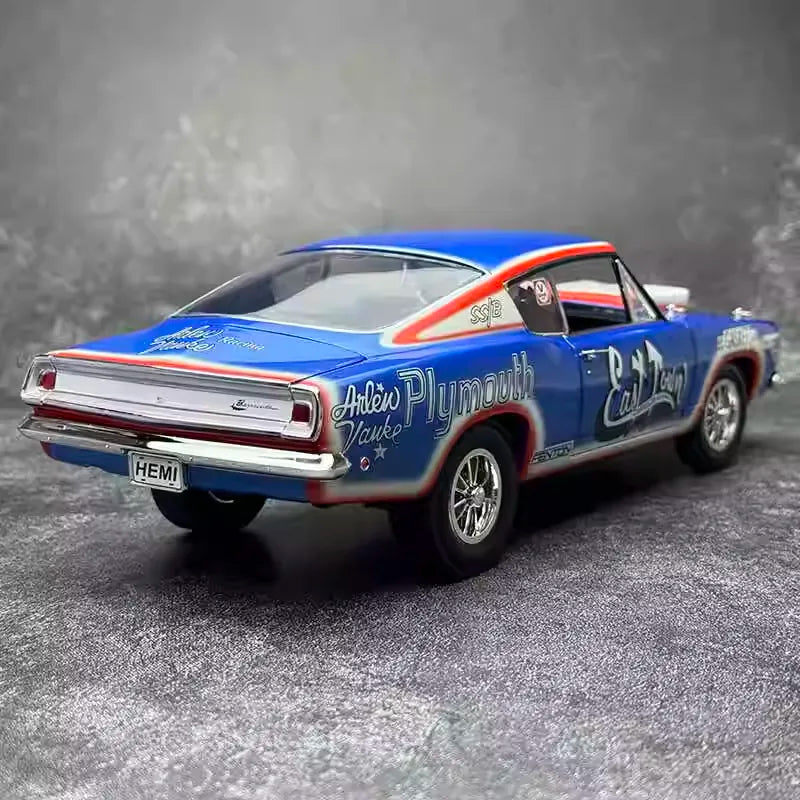 [OEM] 1:18 Plymouth 1970 Hemi Cuda Blue Die-Cast