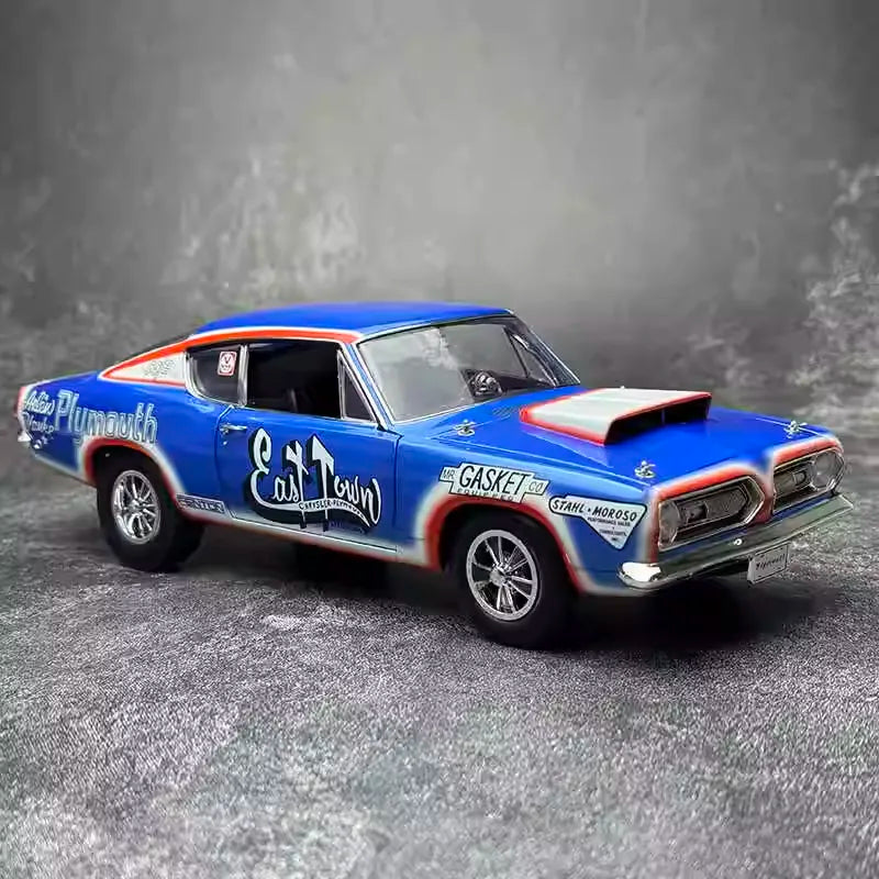 [OEM] 1:18 Plymouth 1970 Hemi Cuda Blue Die-Cast
