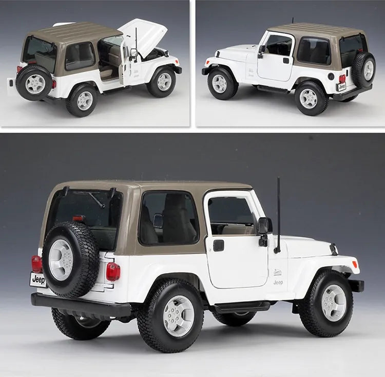 1:18 Jeep 2004 Wrangler Sahara Die Cast Model Car