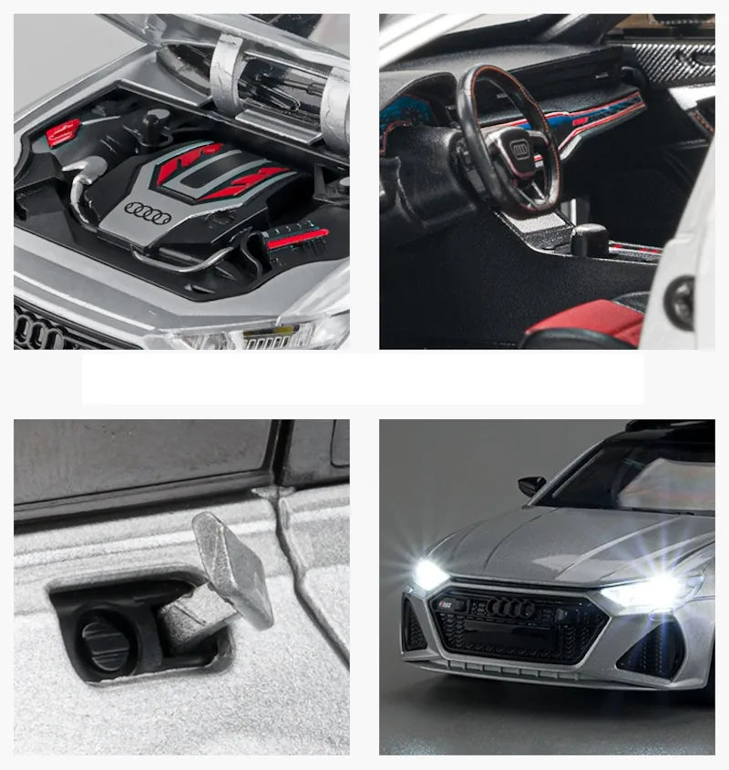 1:24 Audi 2019 RS6 C8 Die Cast Model Car