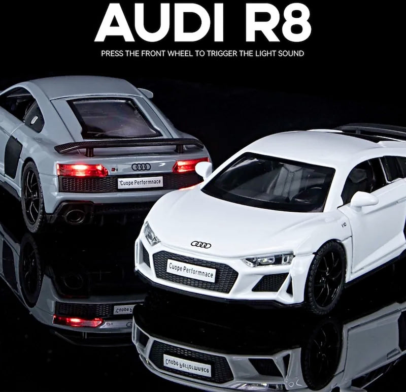 1:32 Audi 2023 R8 V10 Plus Die Cast Model Car
